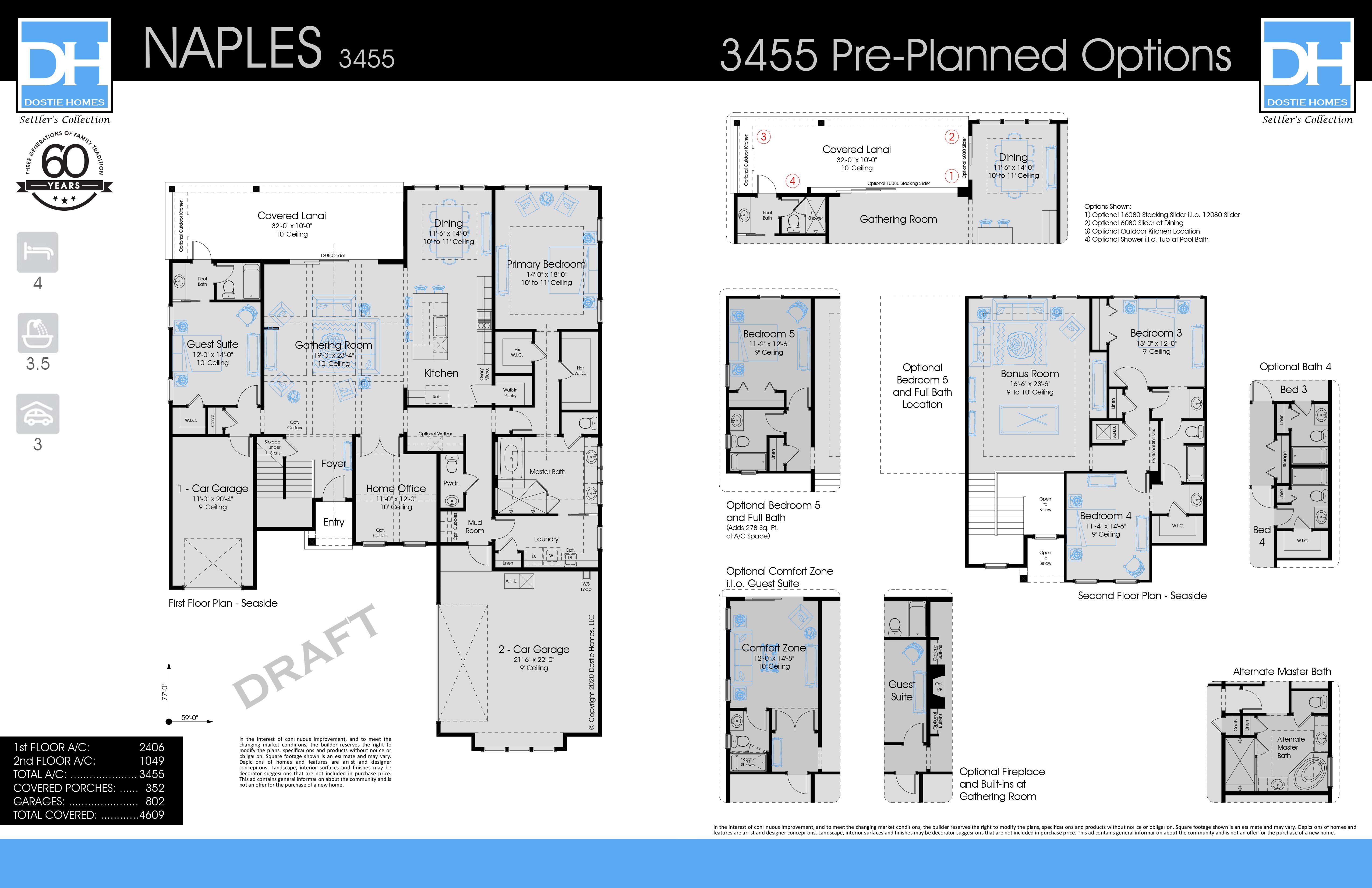 Naples Floor Plan Dostie Settler's Landing